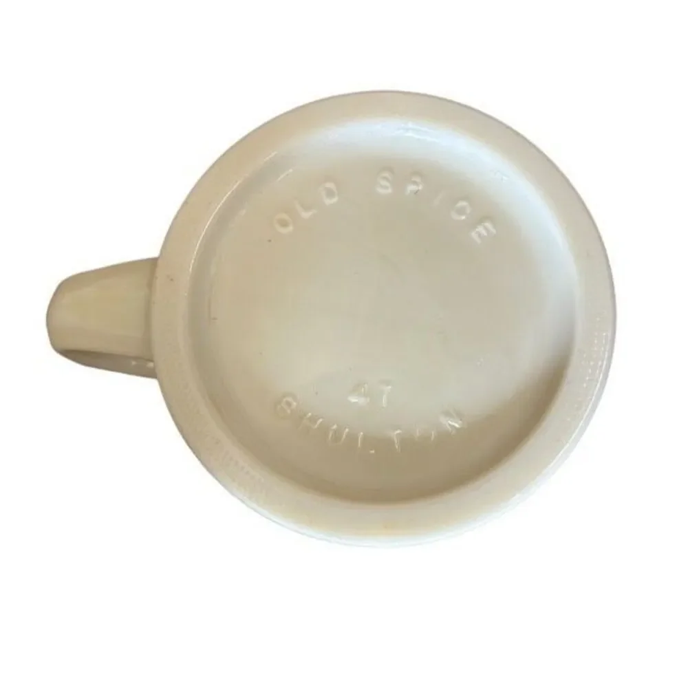 Old Spice Shulton 1960’s-70’s Ceramic Shaving Mug Ship Grand Turk Salem 1786